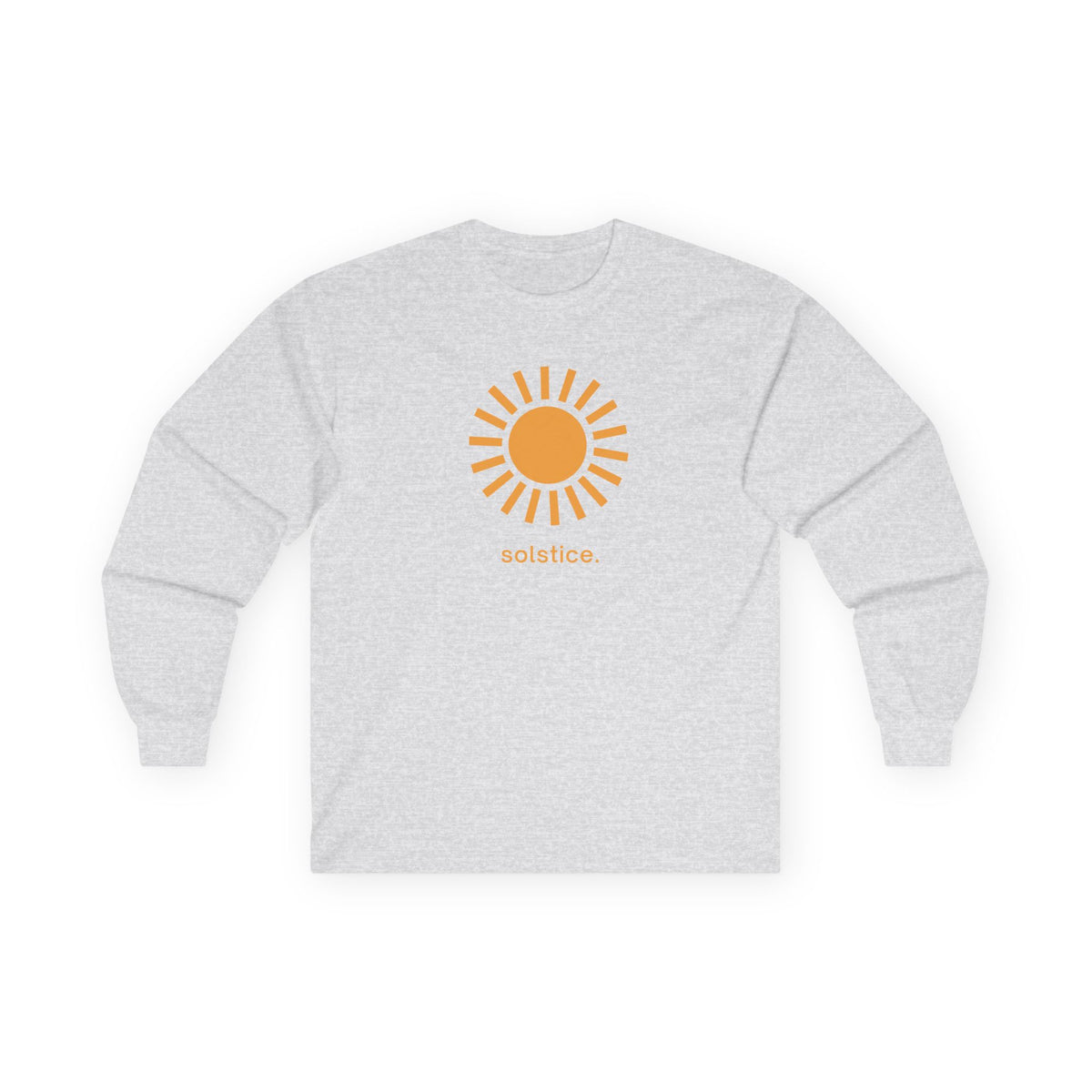 Ash | Solstice Long Sleeve Tee, front view
