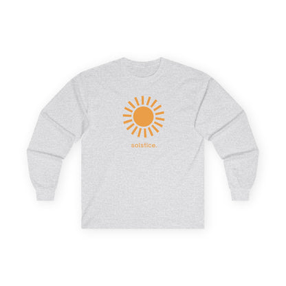Ash | Solstice Long Sleeve Tee, front view
