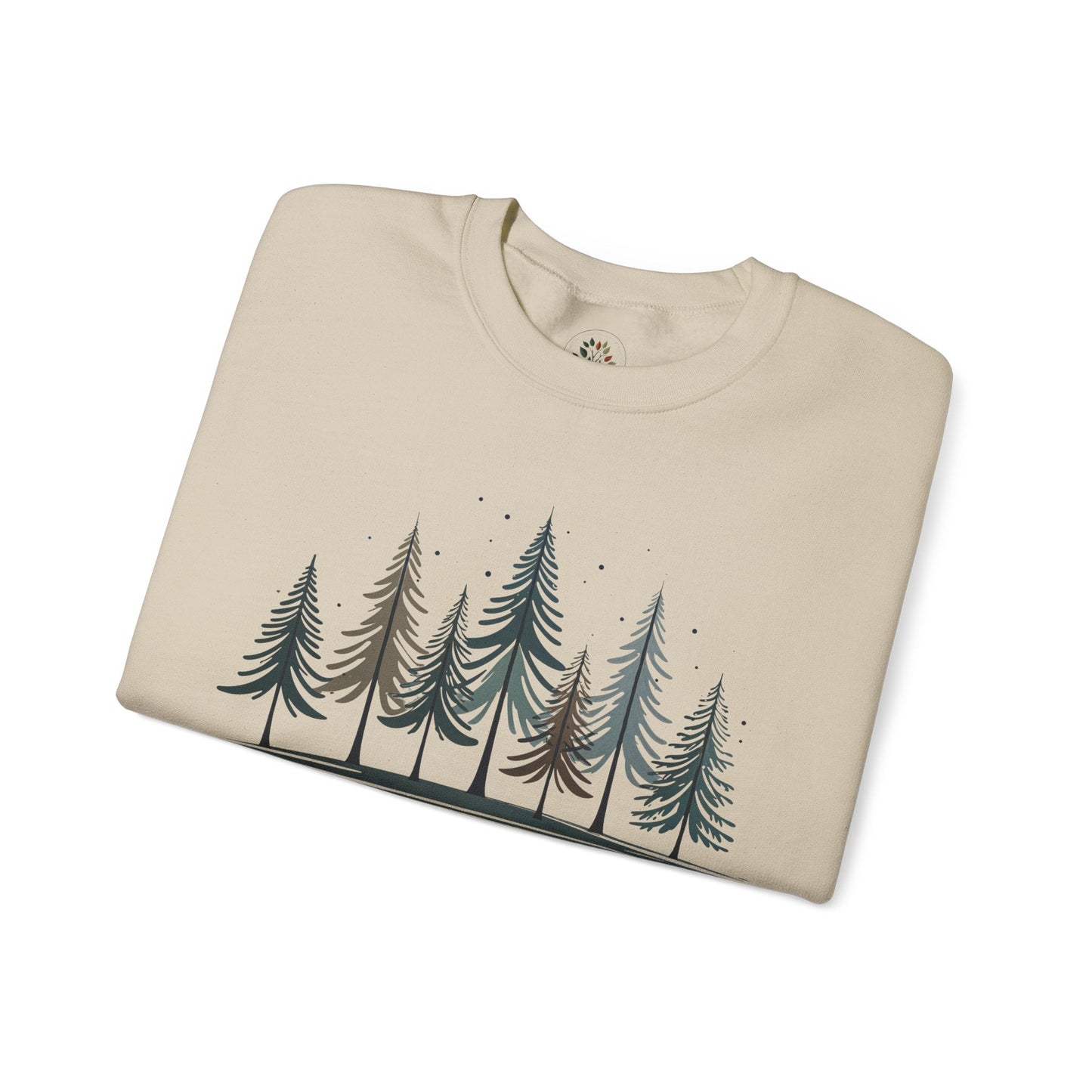 Sand | Silent Pines Sweatshirt, folded view