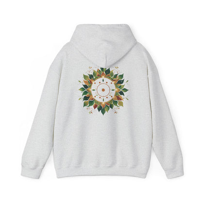 Ash | Solar Bloom Hoodie, back design view