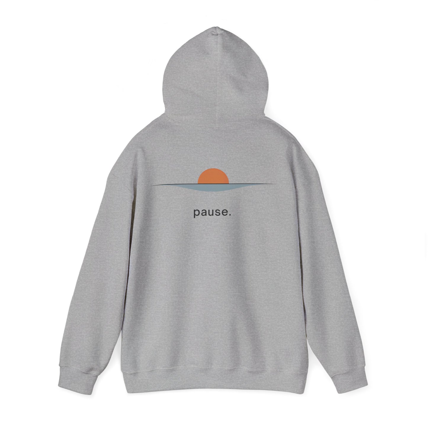 Sport Grey | Pause Hoodie, back view 2