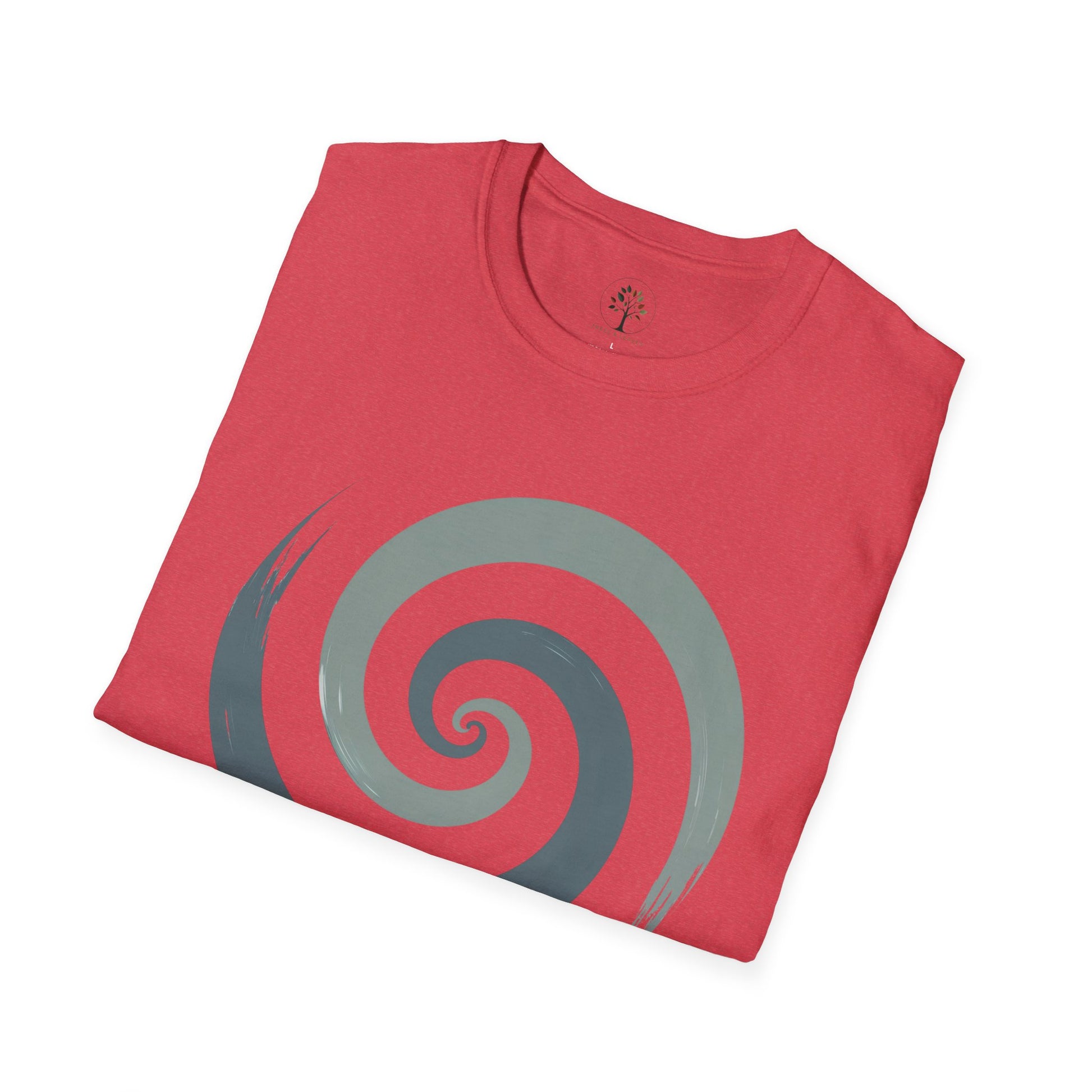 Heather Red | Spiral, folded view