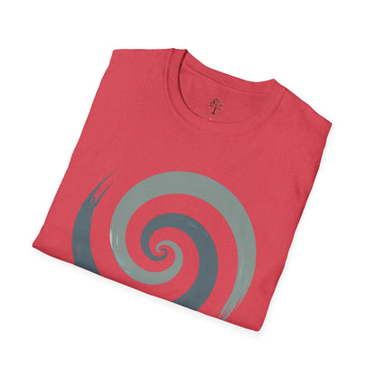 Heather Red | Spiral, folded view