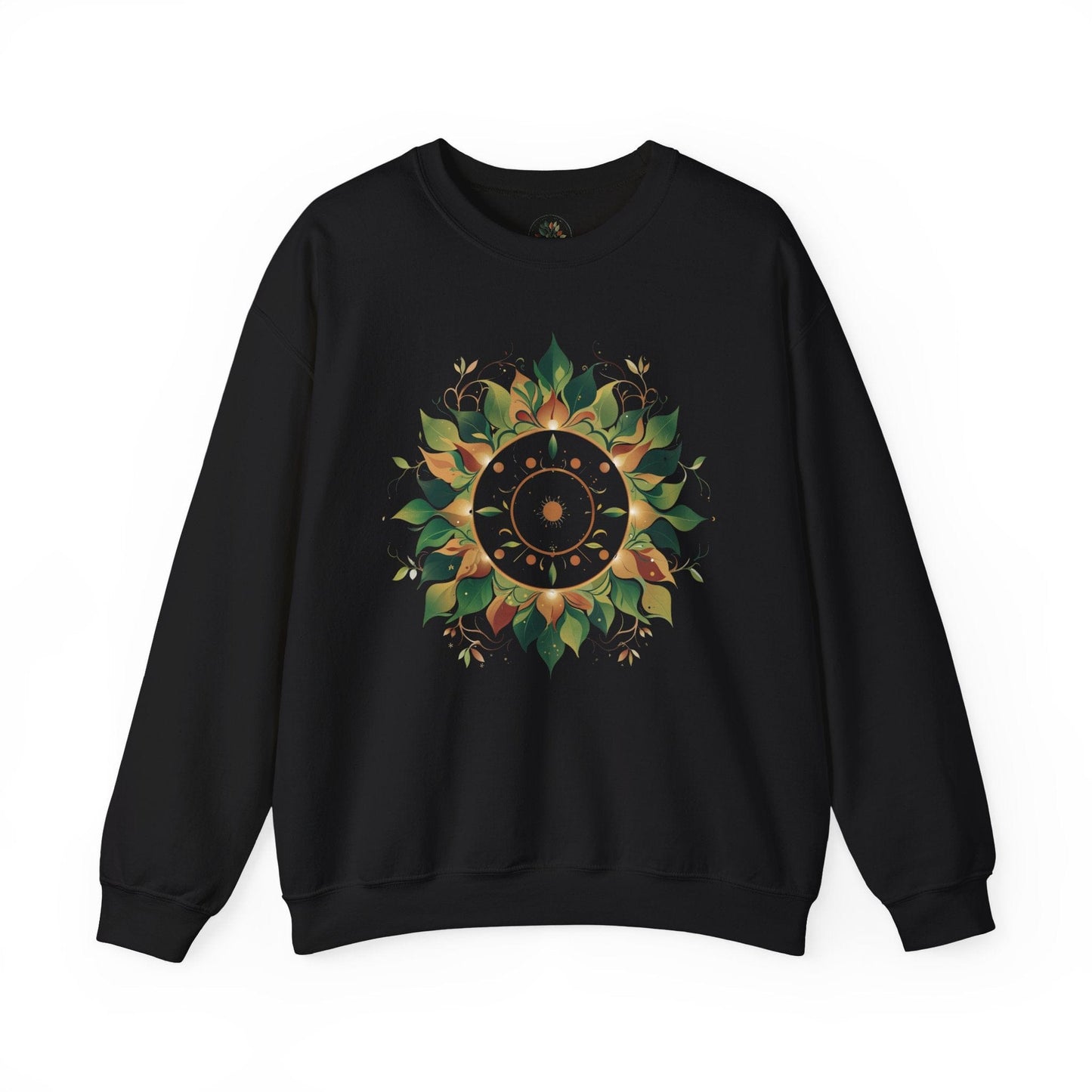 Black | Solar Bloom Sweatshirt, front view