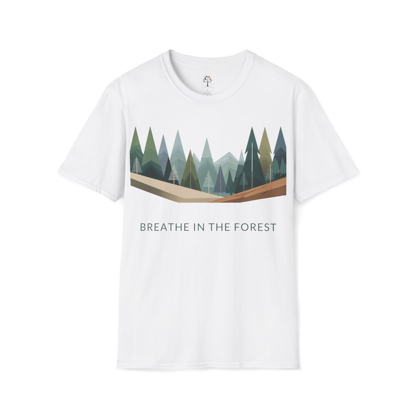 White | Breathe in the Forest, front view
