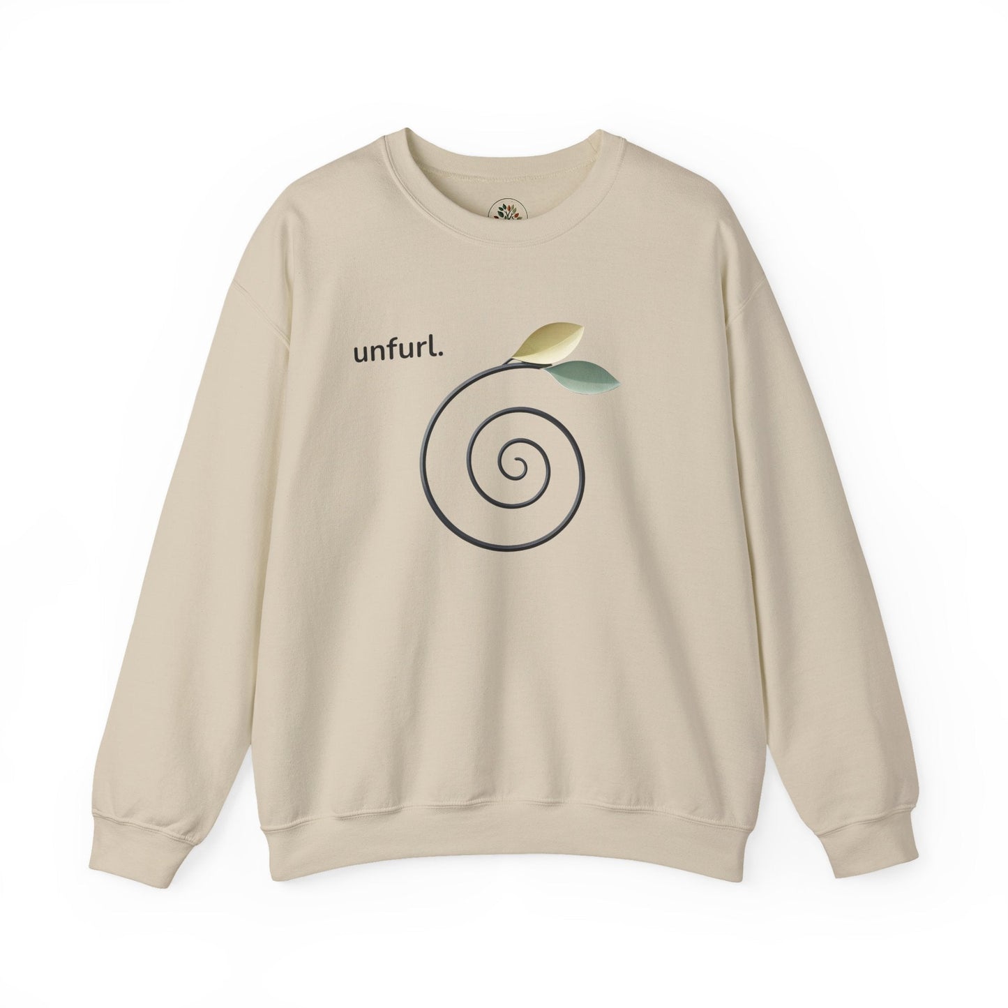 Sand | Unfurl Sweatshirt, front view