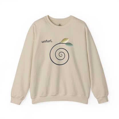 Sand | Unfurl Sweatshirt, front view