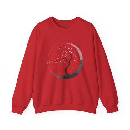 Red | Sakura Silence Sweatshirt, front view