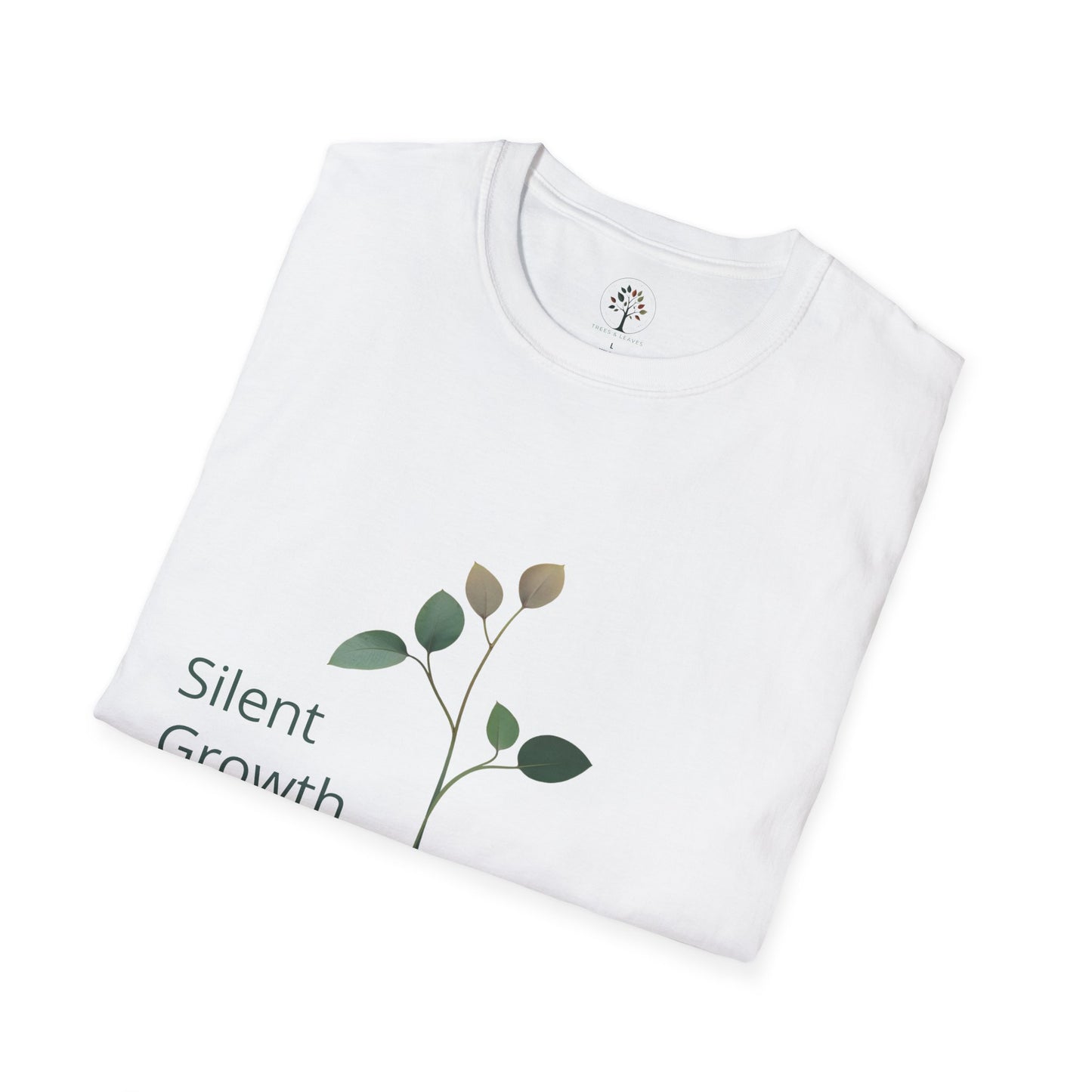 White | Silent Growth, folded view