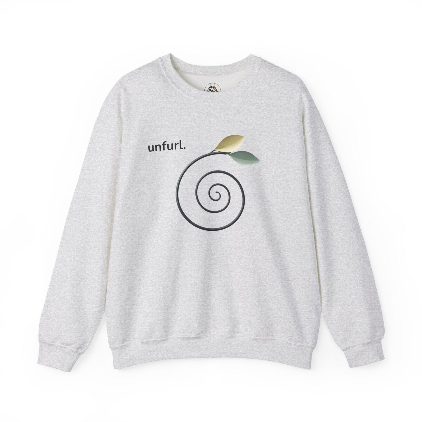 Ash | Unfurl Sweatshirt, front view