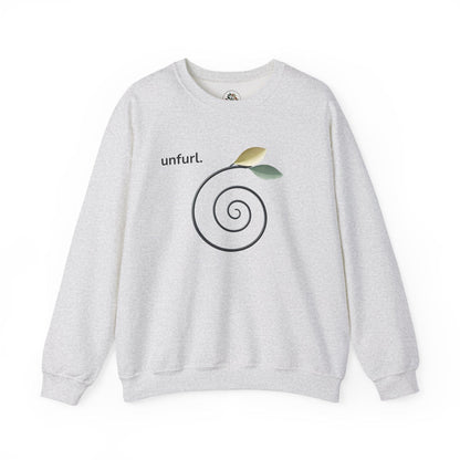 Ash | Unfurl Sweatshirt, front view