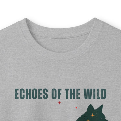 Sport Grey | Echoes of the Wild Long Sleeve Tee, folded view
