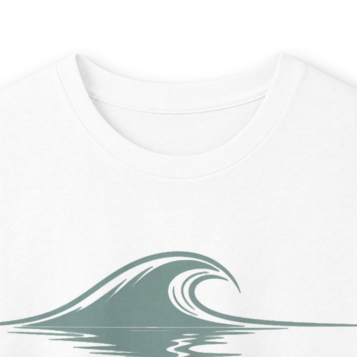 White | Drifted Long Sleeve Tee, folded view