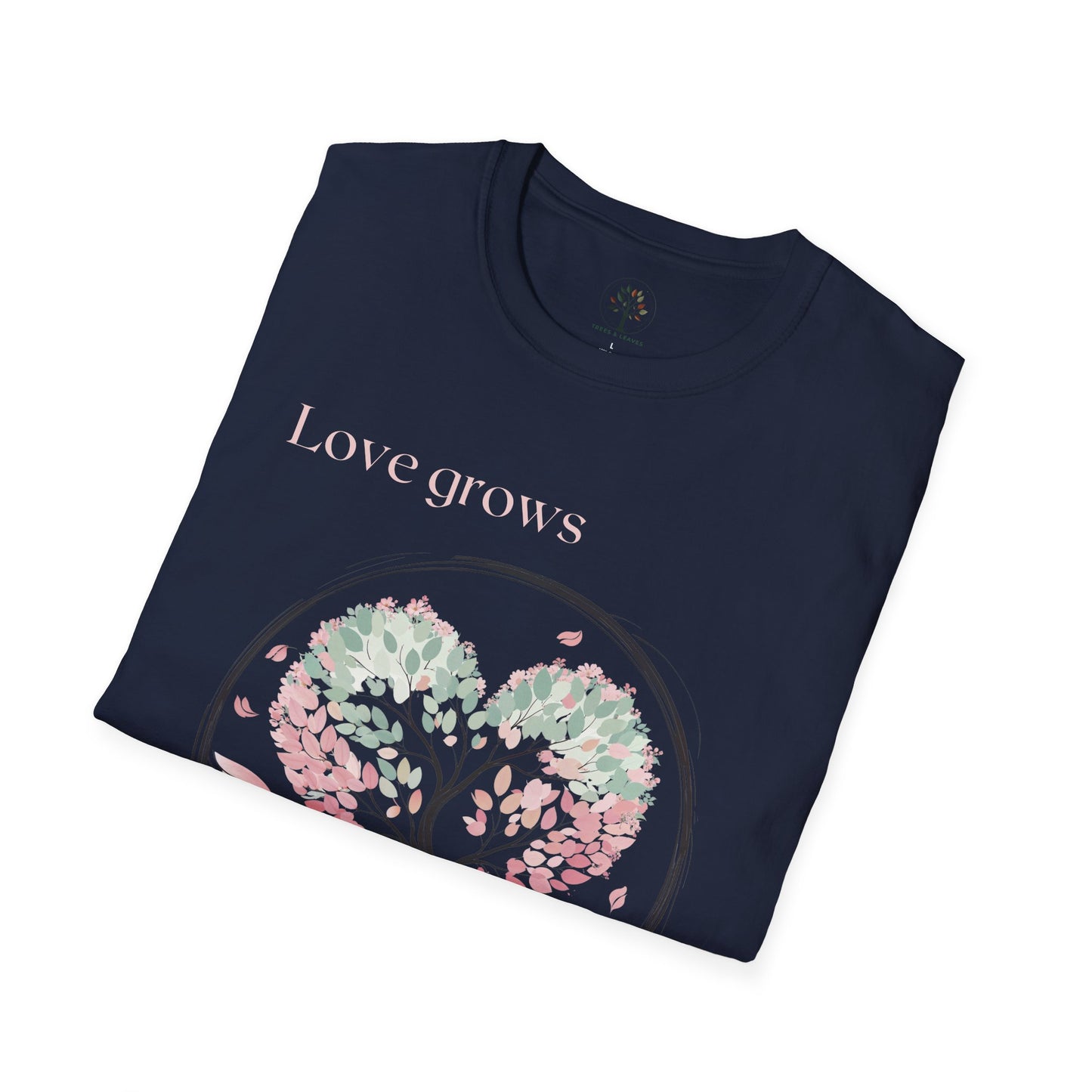 Navy | Love grows, folded view