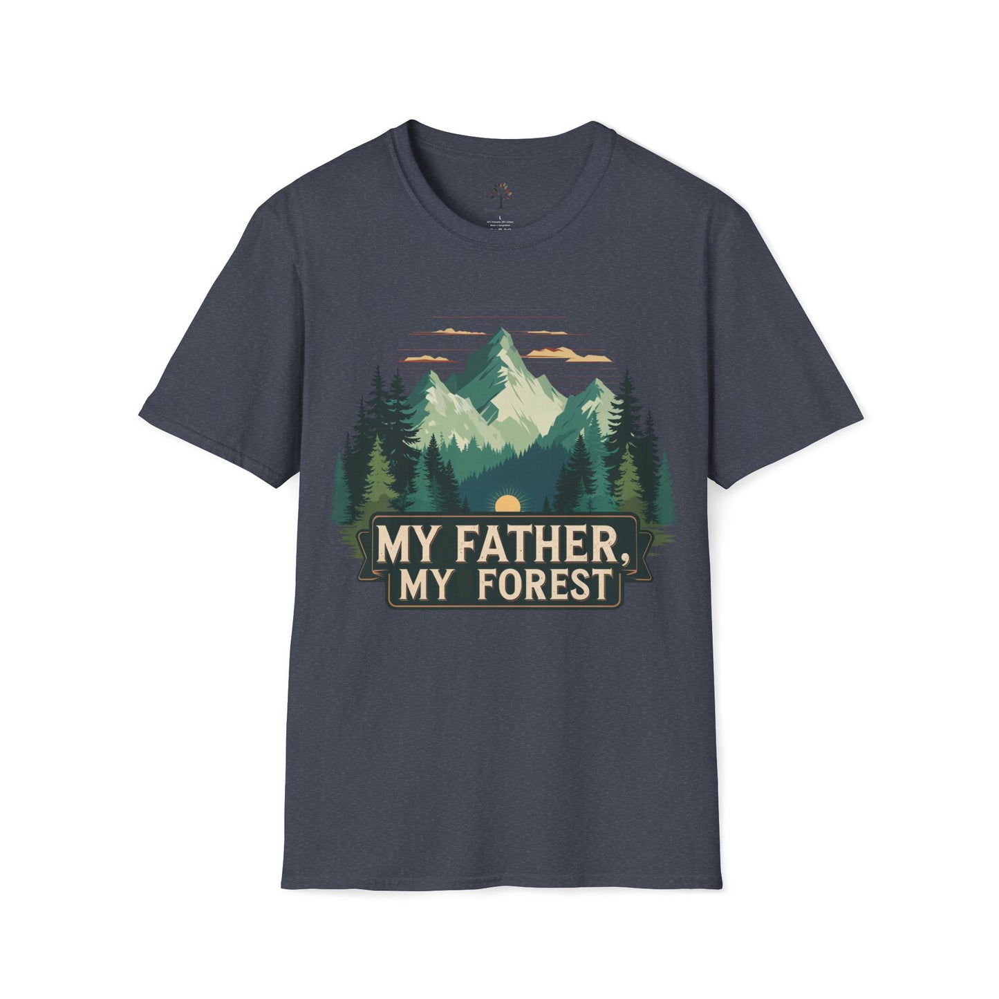 Heather Navy | My Father, My Forest, front view