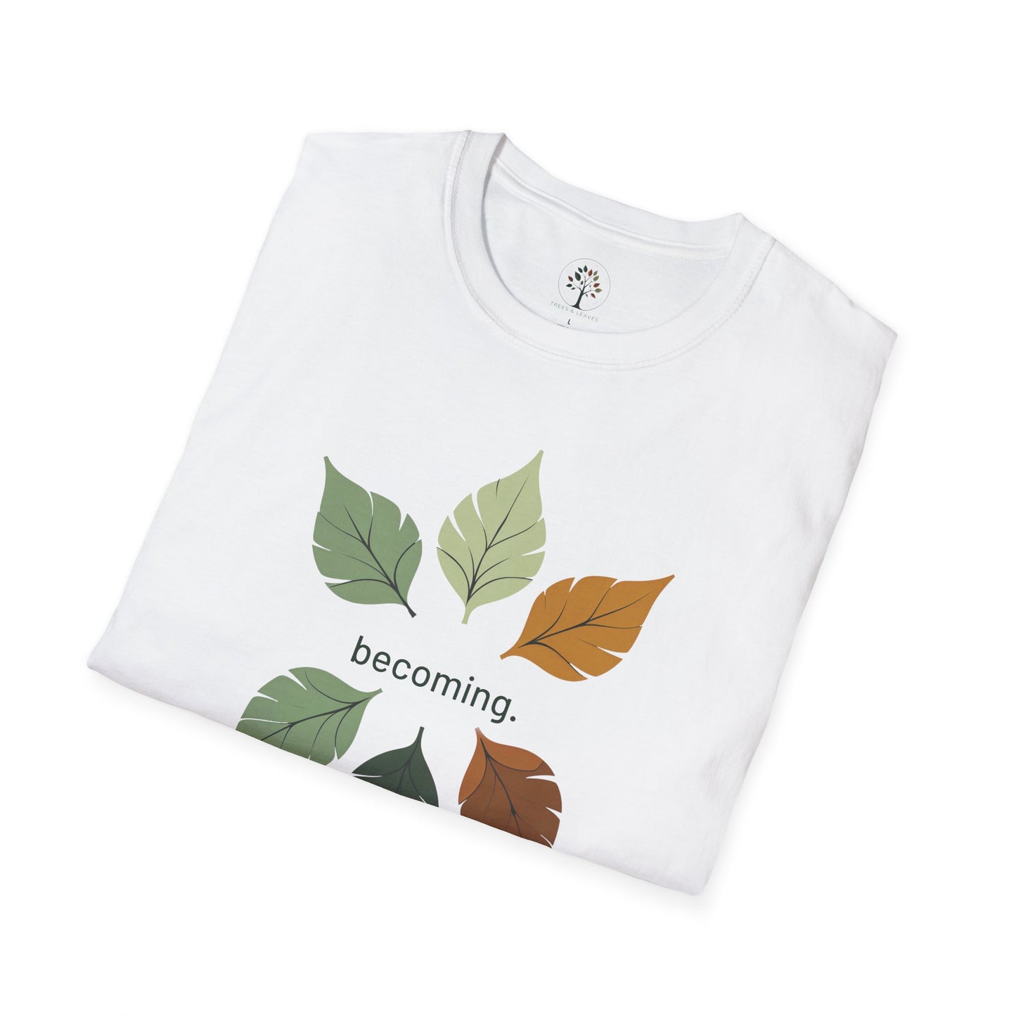 White | Becoming, folded view