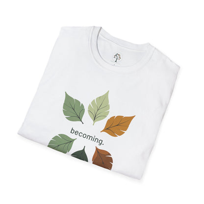 White | Becoming, folded view