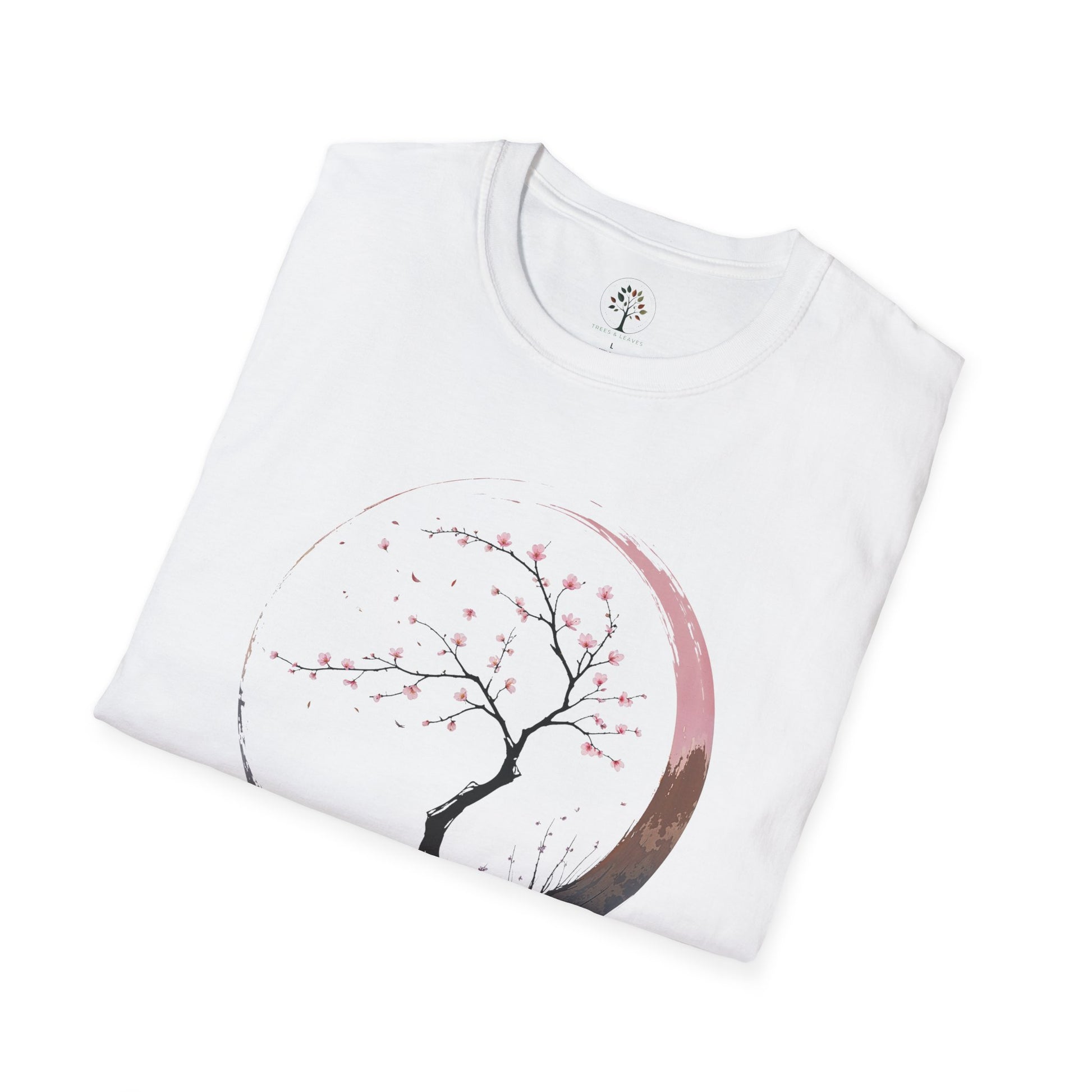 White | Sakura Silence, folded view