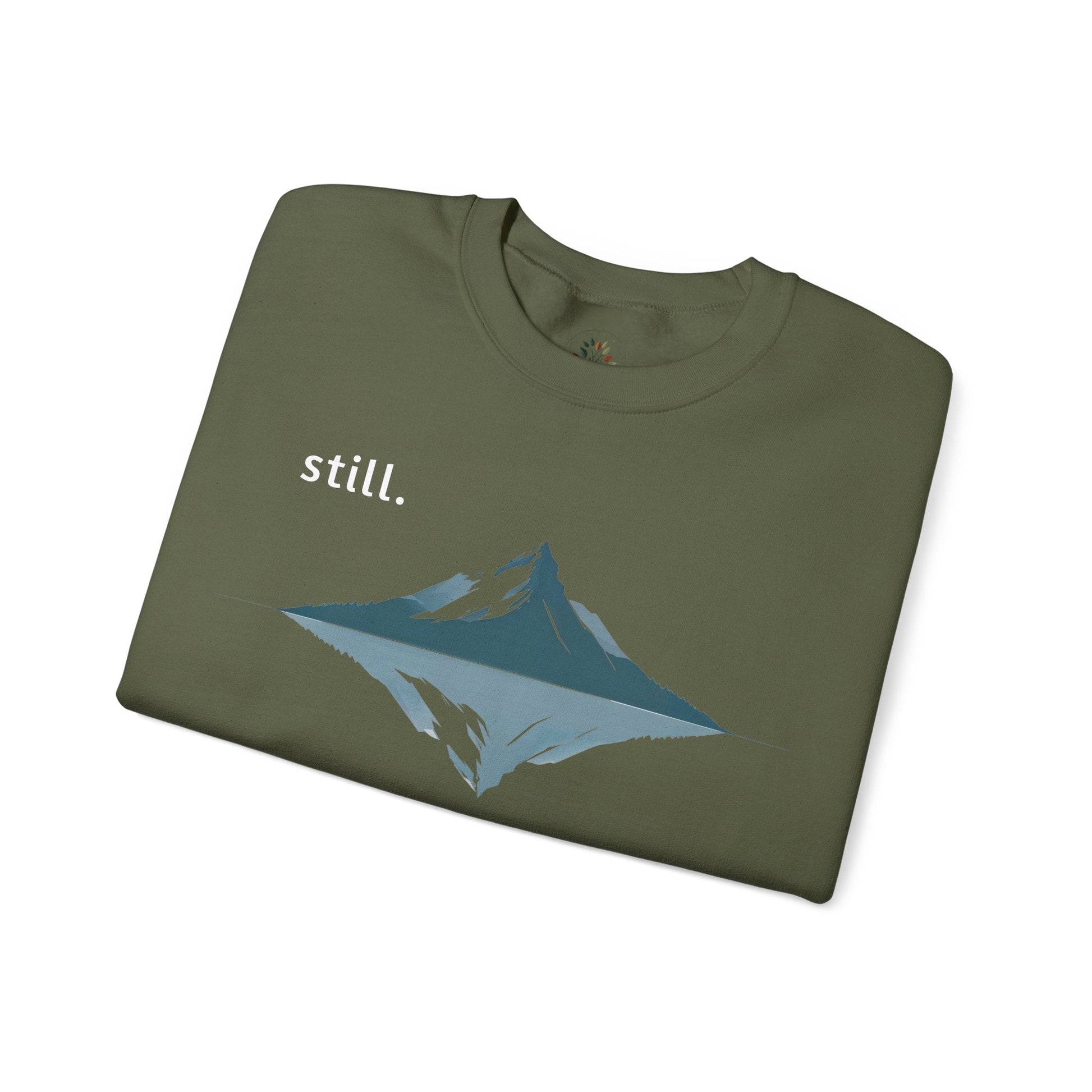 Military Green | Still Sweatshirt, folded view