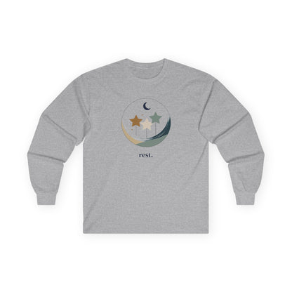 Sport Grey | Rest Long Sleeve Tee, front view