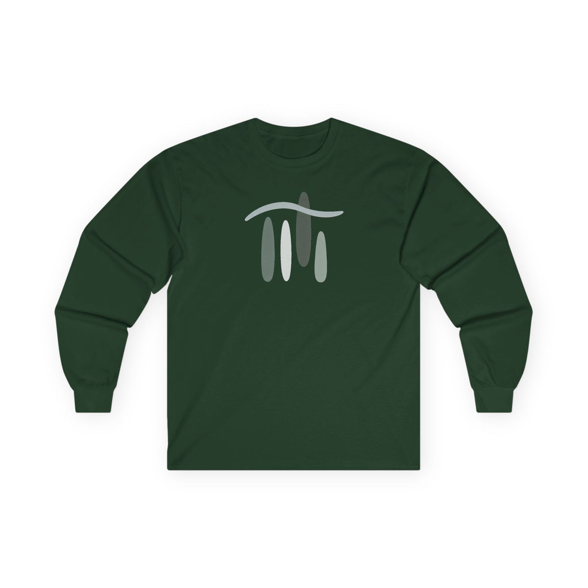 Forest Green | Forest Breath Long Sleeve Tee, front view