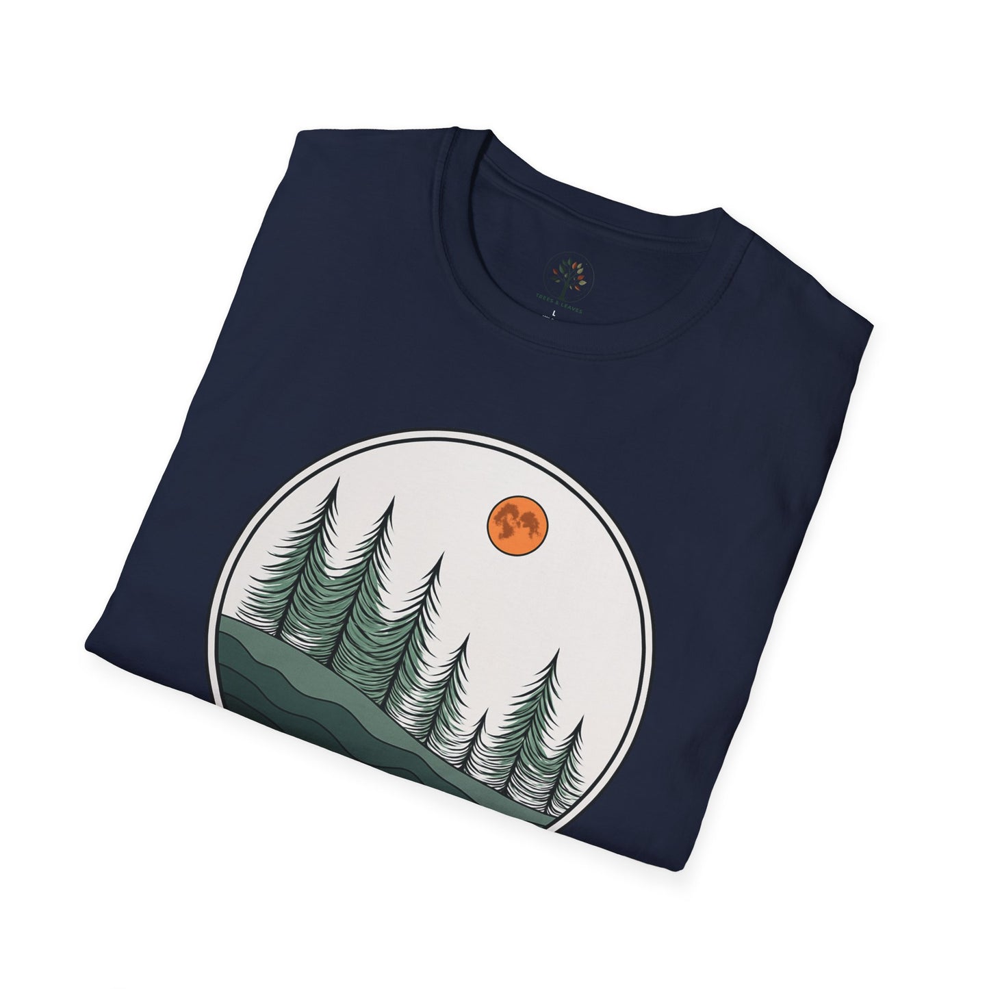Charcoal | Moonlit Pines, folded view