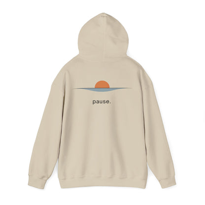 Sand | Pause Hoodie, back view 2