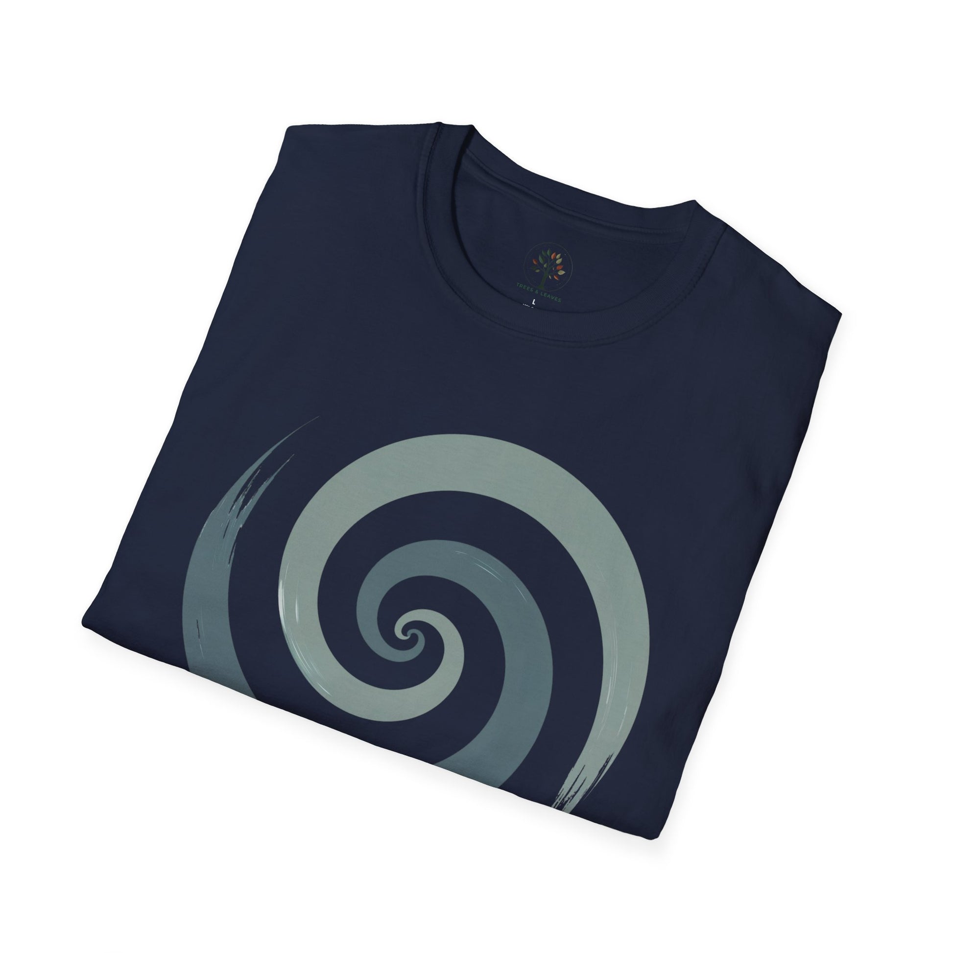 Navy | Spiral, folded view