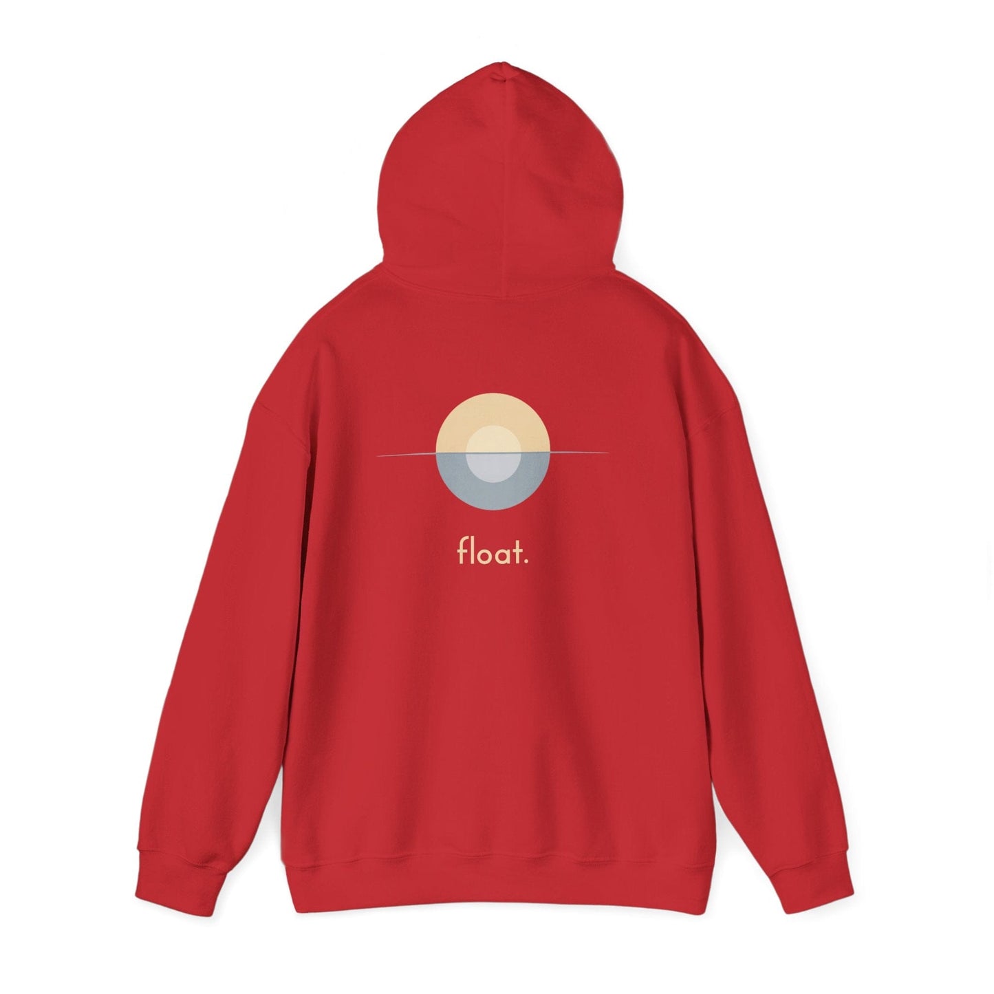 Red | Float Hoodie, back view 2