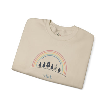Sand | Wild Sweatshirt, folded view