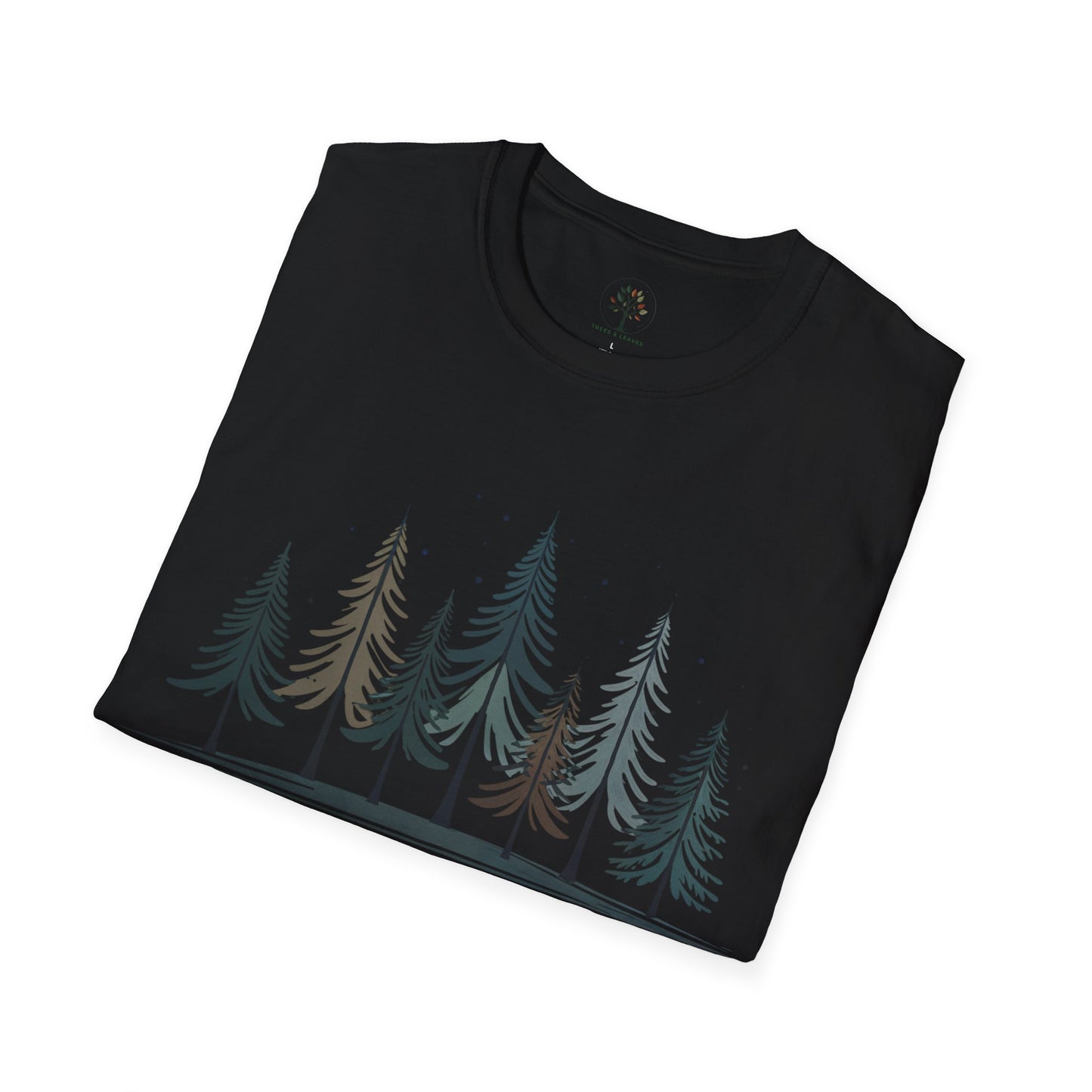 Navy | Silent Pines, folded view