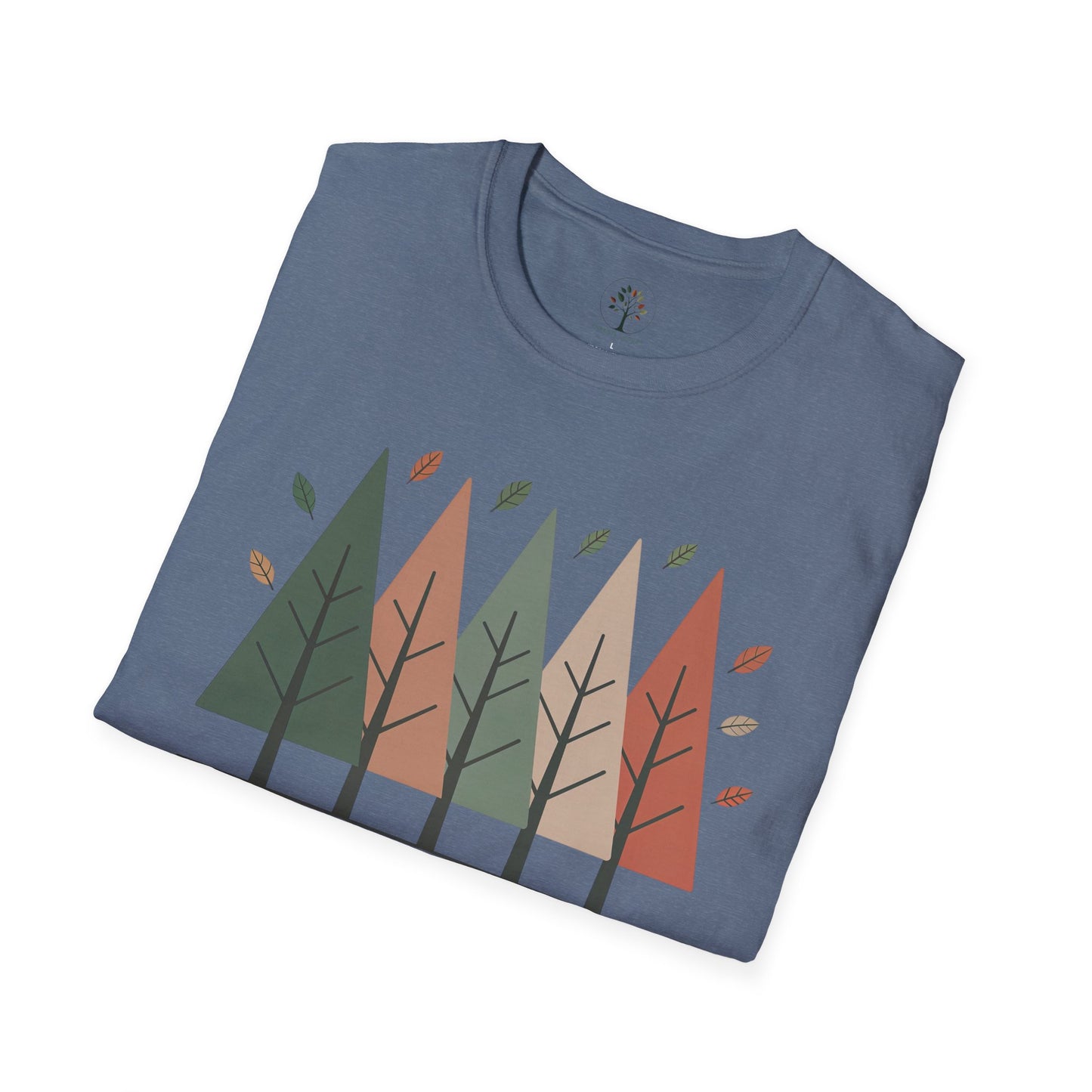 Heather Indigo | Harvest Rhythm, folded view