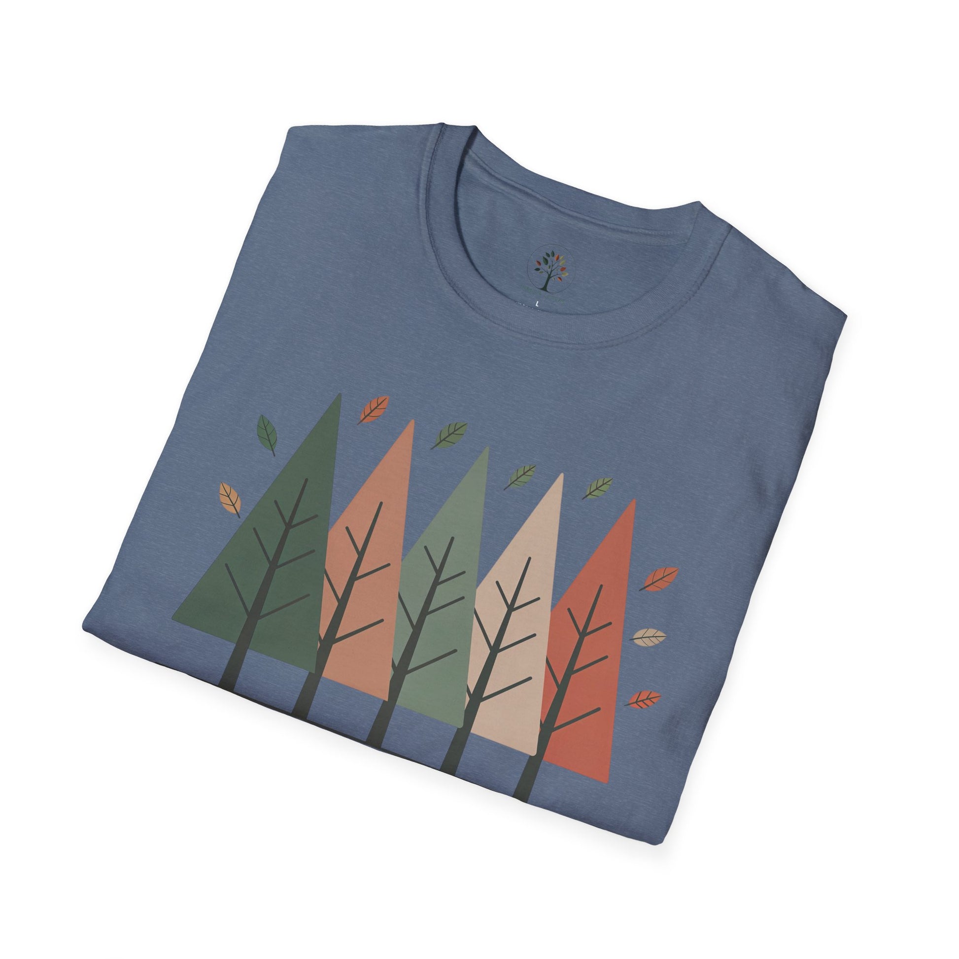 Heather Indigo | Harvest Rhythm, folded view