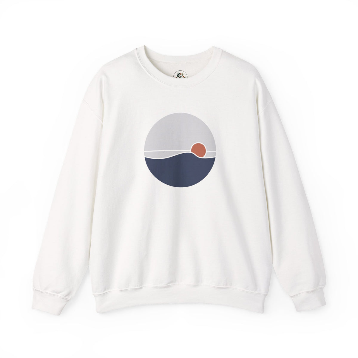 White | Shore Sweatshirt, front view