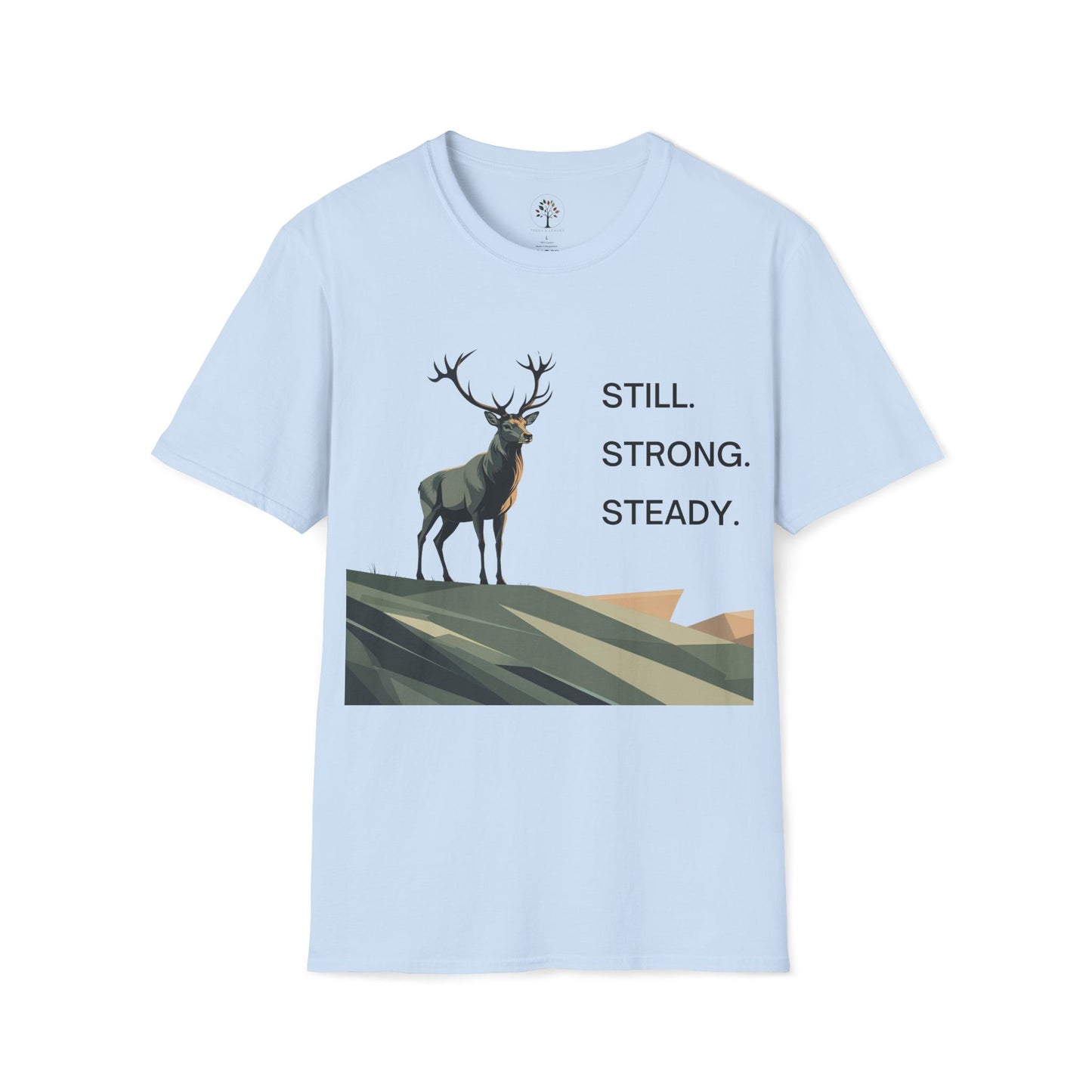 Light Blue | Still, Strong, Steady, front view