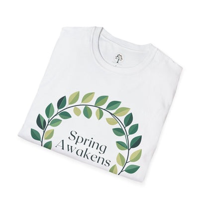 White | Spring Awakens, folded view