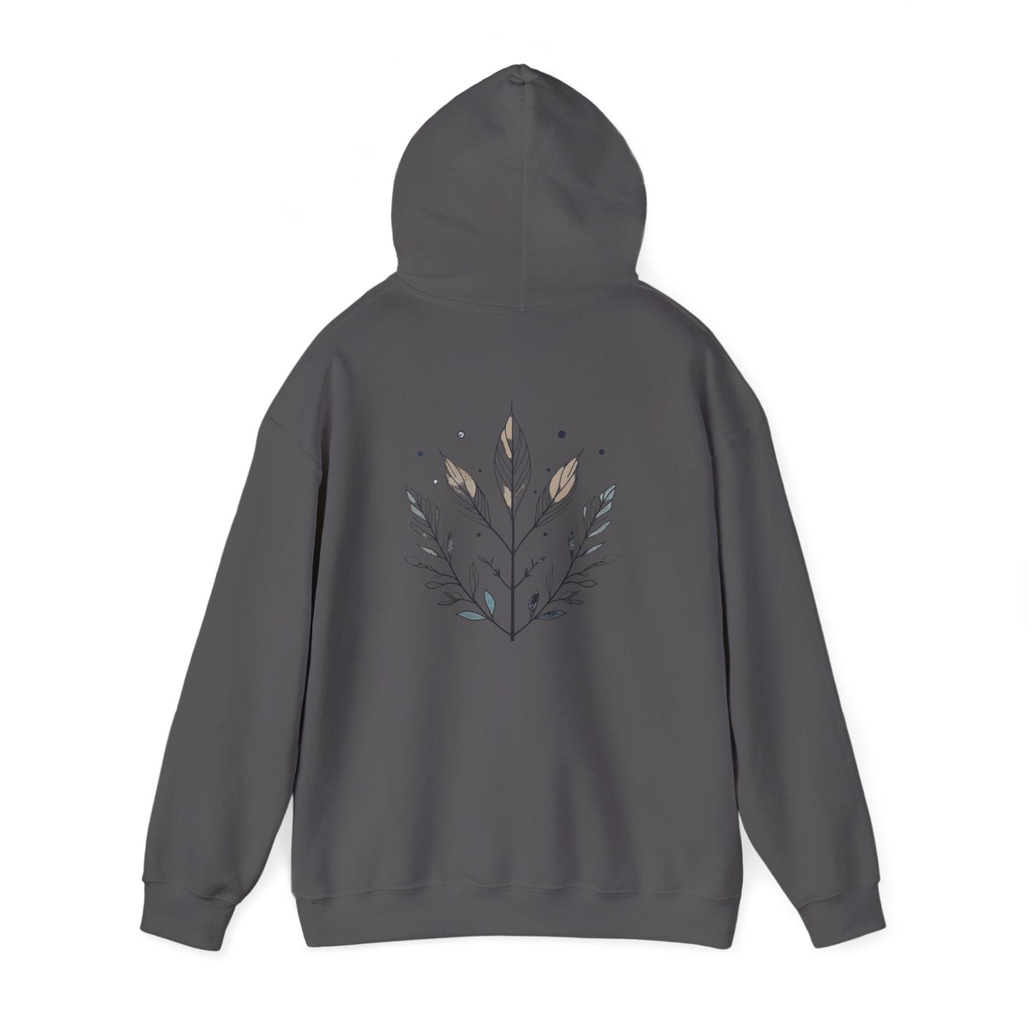 Charcoal | Olive Grace Hoodie, back view 2