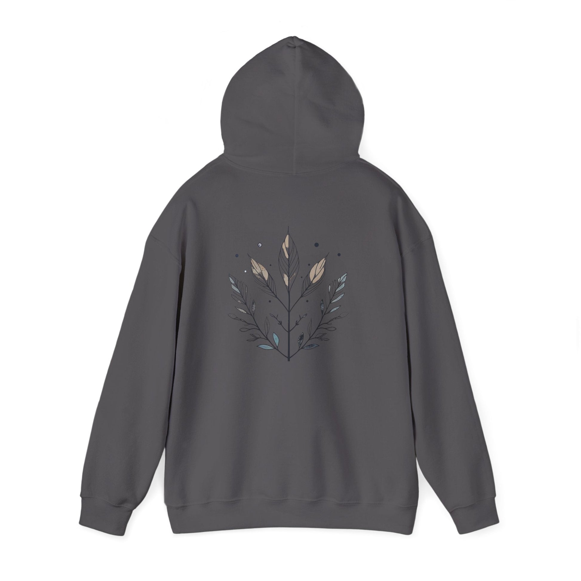 Charcoal | Olive Grace Hoodie, back view 2