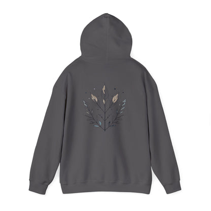 Charcoal | Olive Grace Hoodie, back view 2