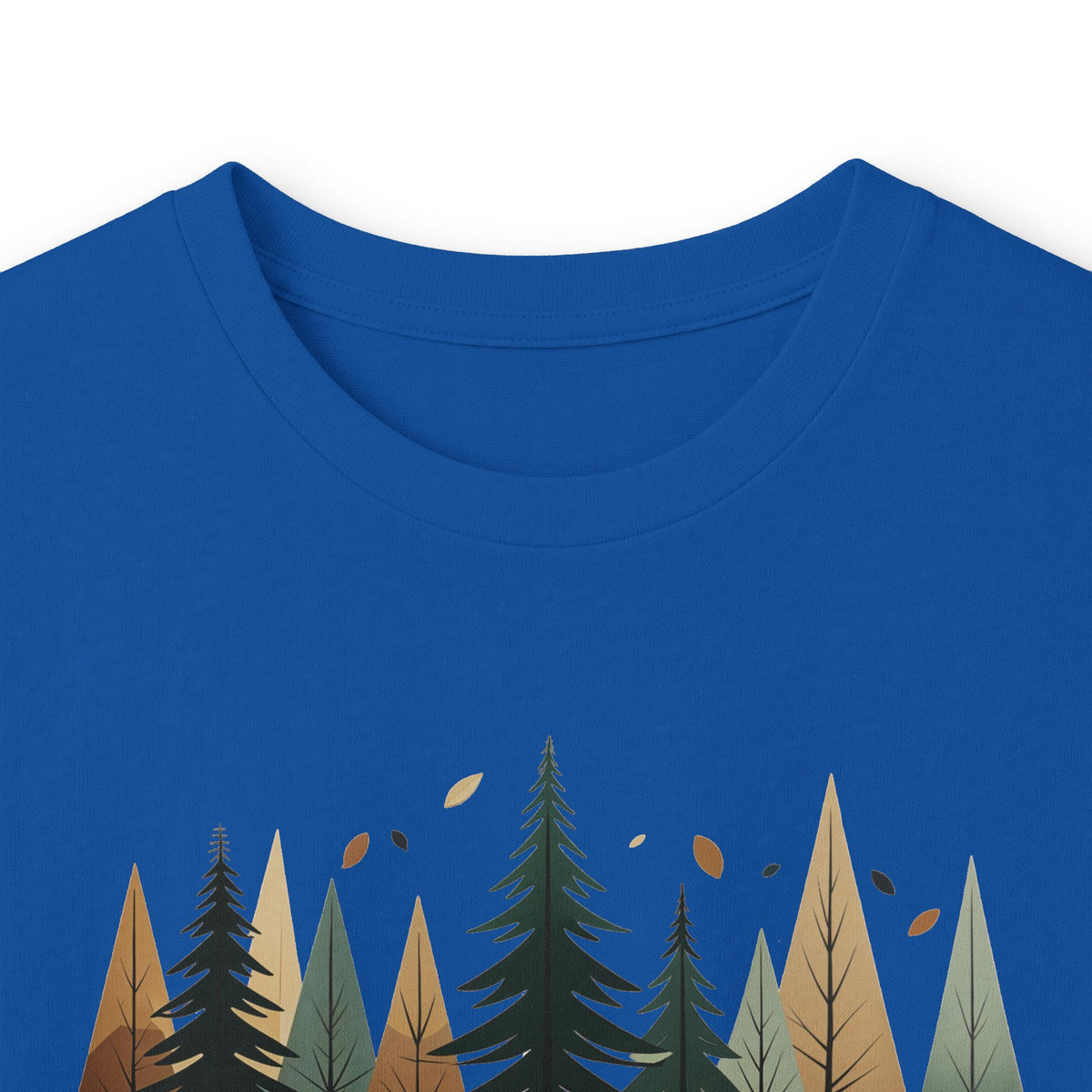Royal | Forest Rhythm Long Sleeve Tee, folded view