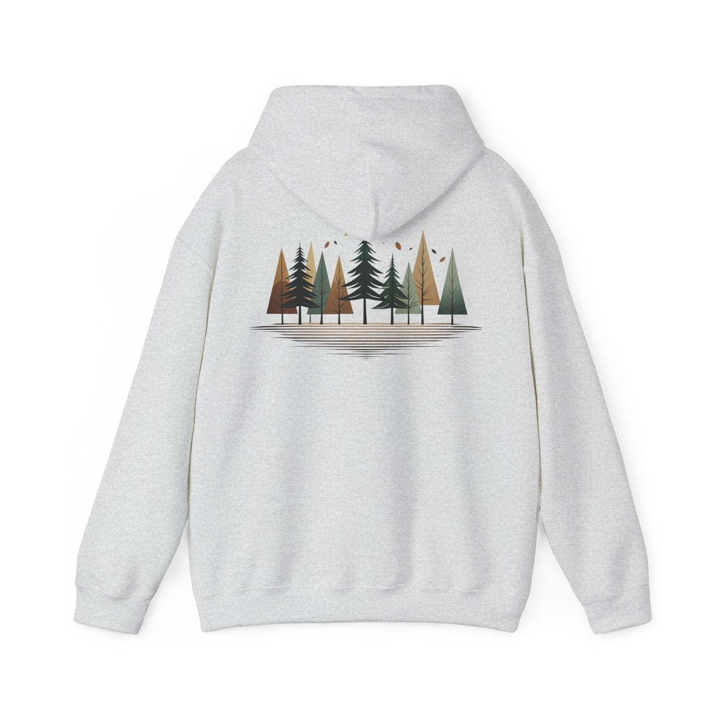Ash | Forest Rhythm Hoodie, back design view