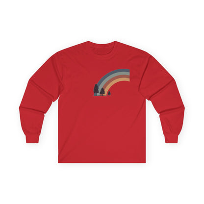 Red | Horizon Arch Long Sleeve, front view