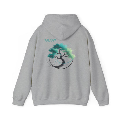 Sport Grey | Glow Hoodie, back design view