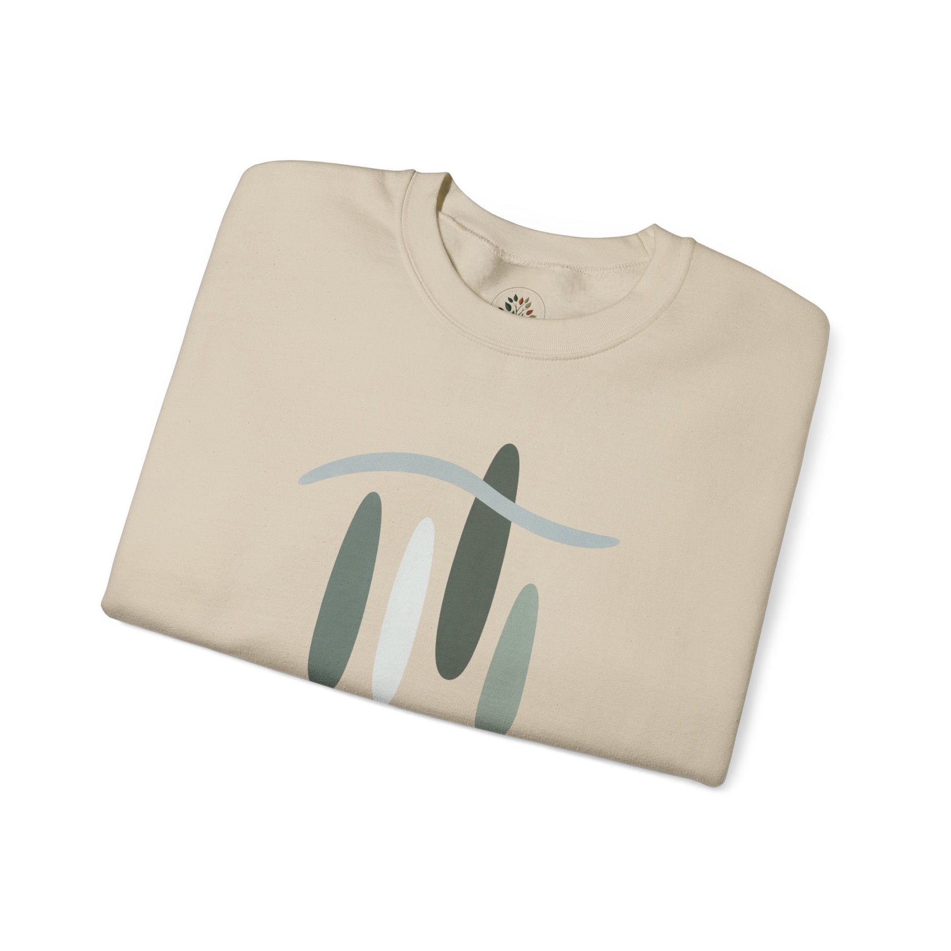 Sand | Forest Breath Sweatshirt, folded view