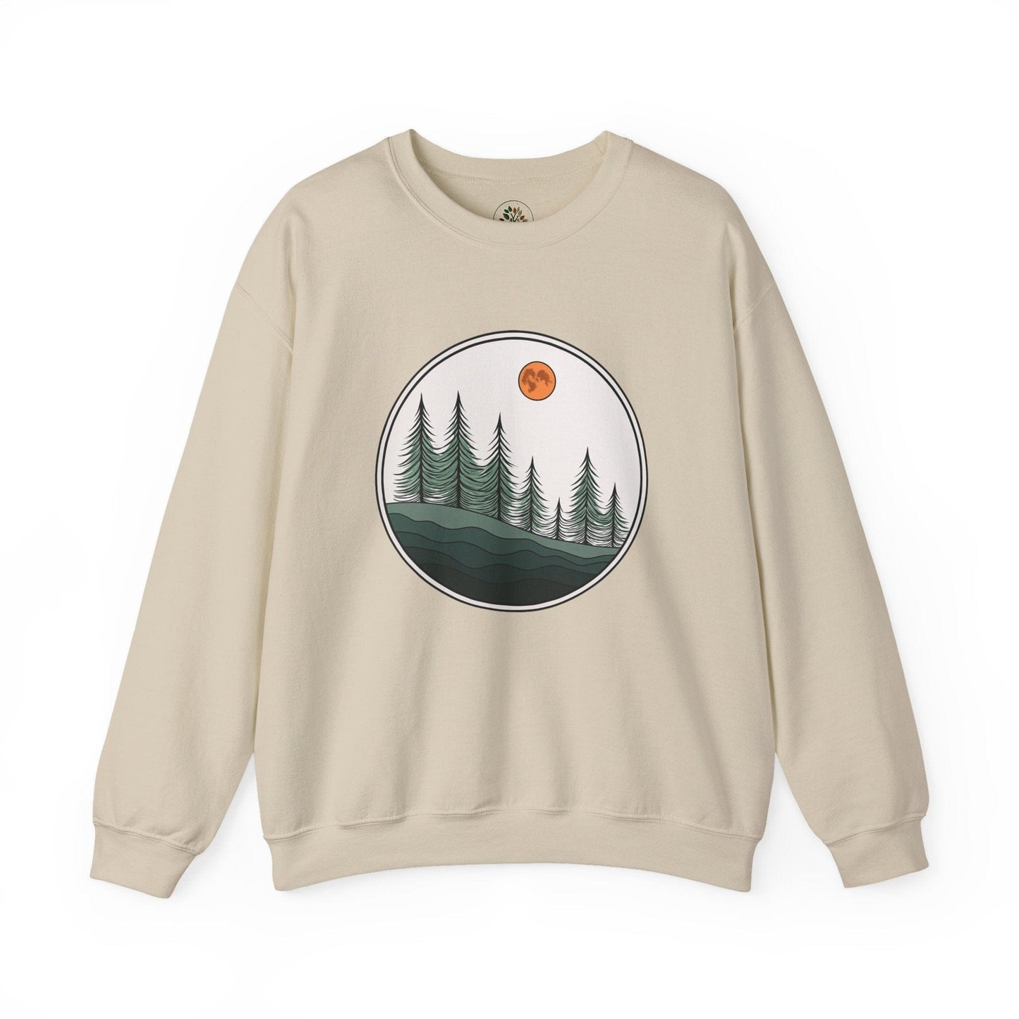 Sand | Moonlit Pines Sweatshirt, front view