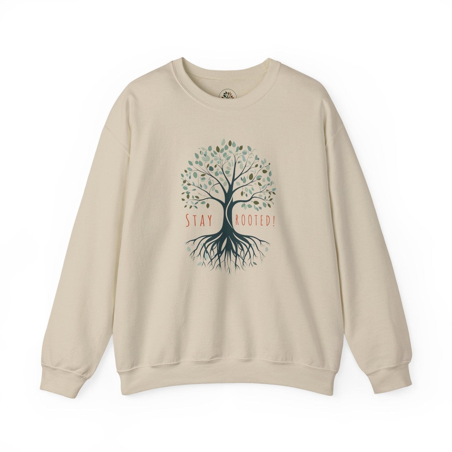 Sand | Stay Rooted! Sweatshirt, front view