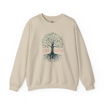 Sand | Stay Rooted! Sweatshirt, front view