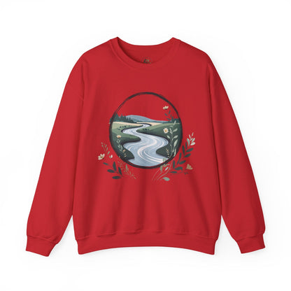 Red | River of Grace Sweatshirt, front view