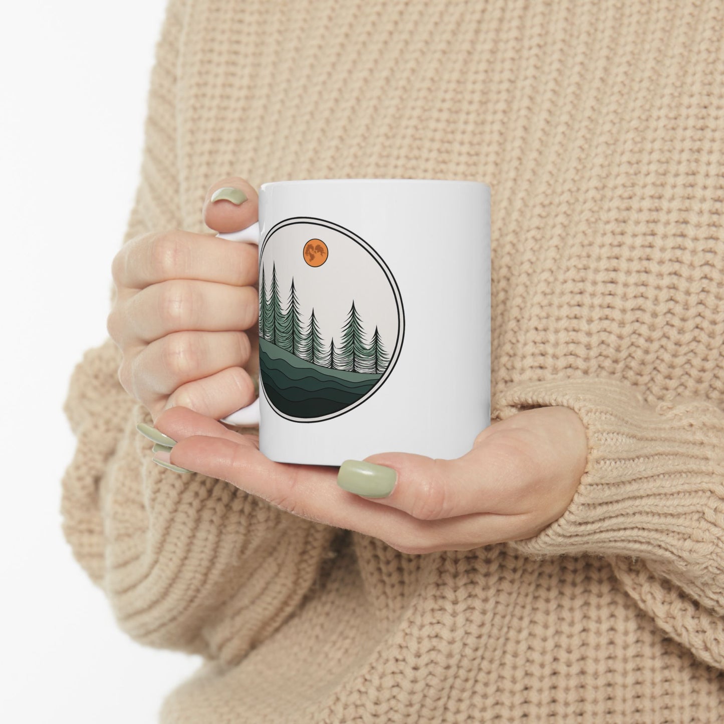 Moonlit Pines Mug