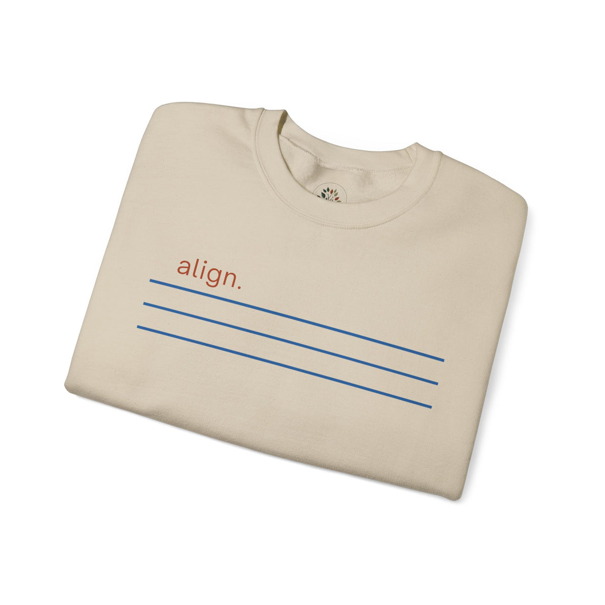 Sand | Align Sweatshirt, folded view